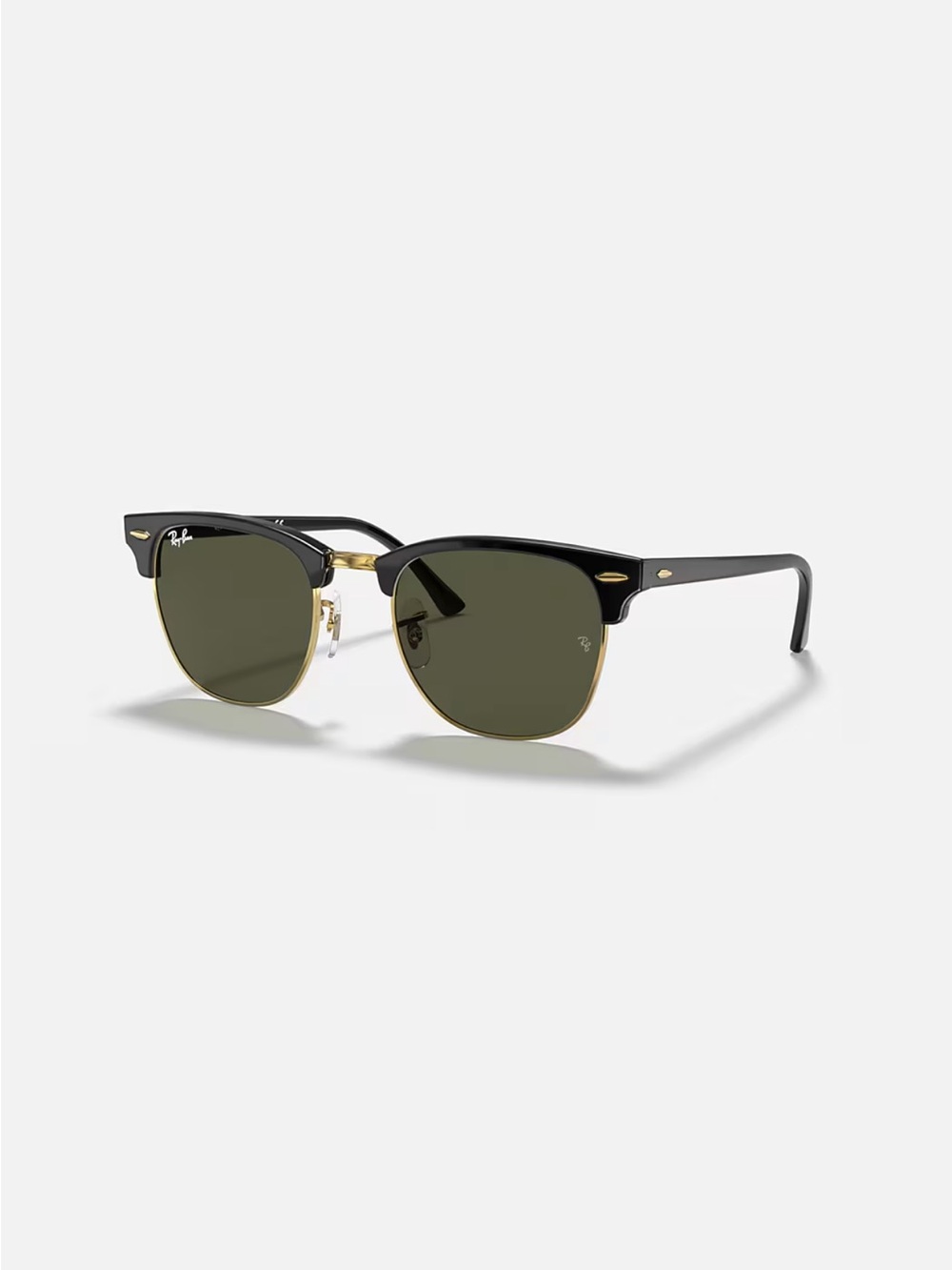 Ray-Ban Black & Gold Clubmaster Sunglasses